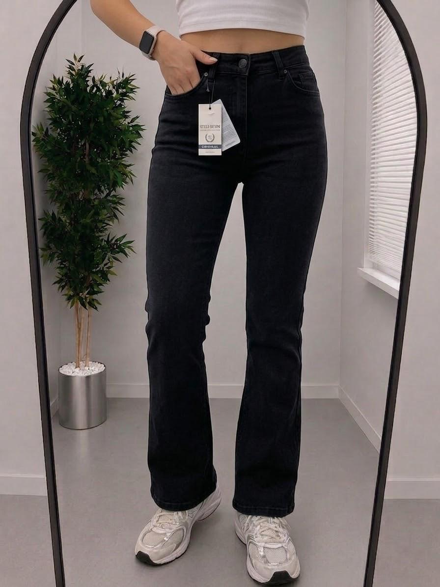 Stılys Denim Kot - Siyah