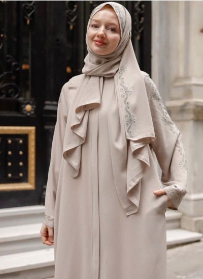 Abaya Takım - Vizon
