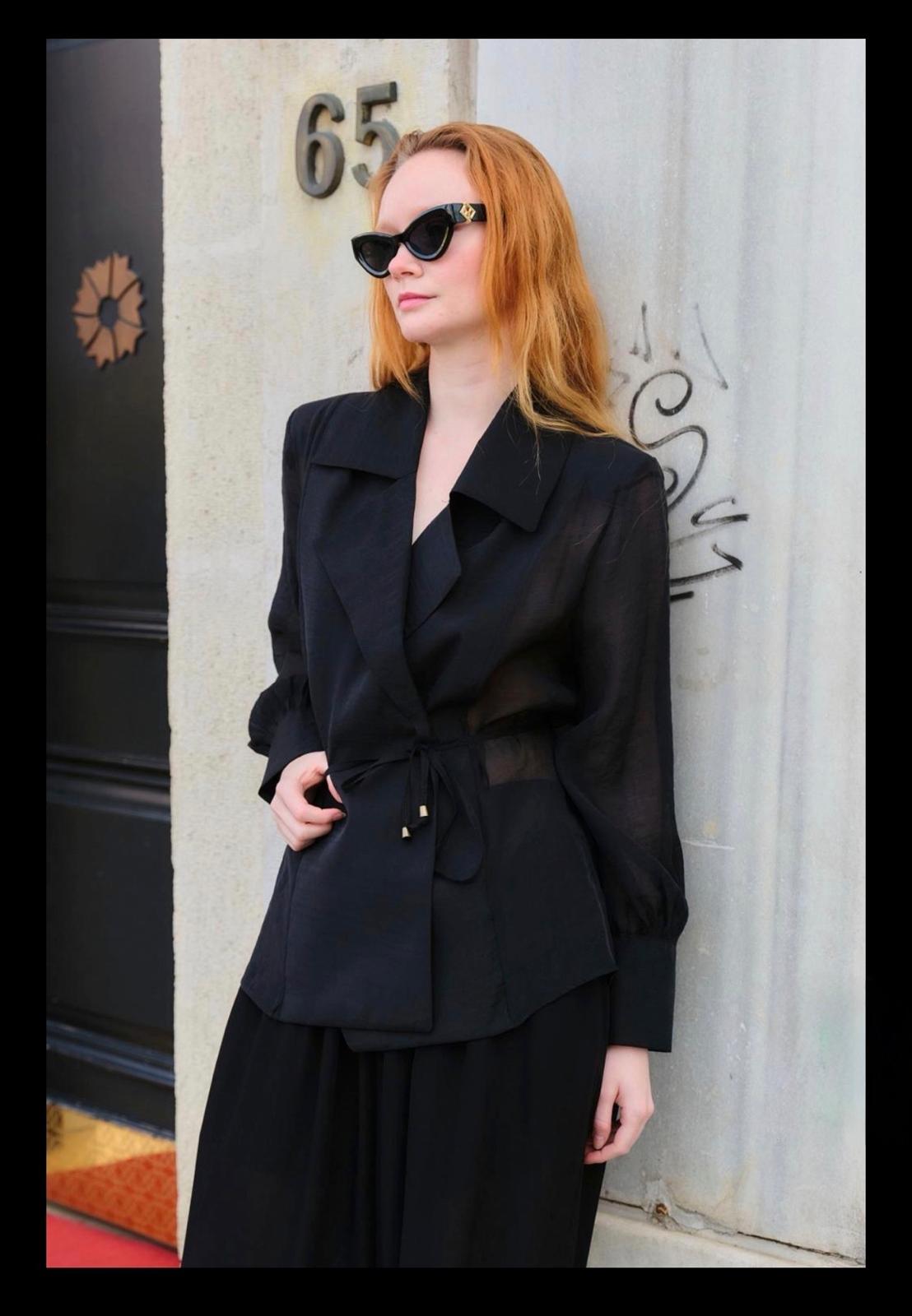 İthal Bluz Fast Perry Fashion - Siyah