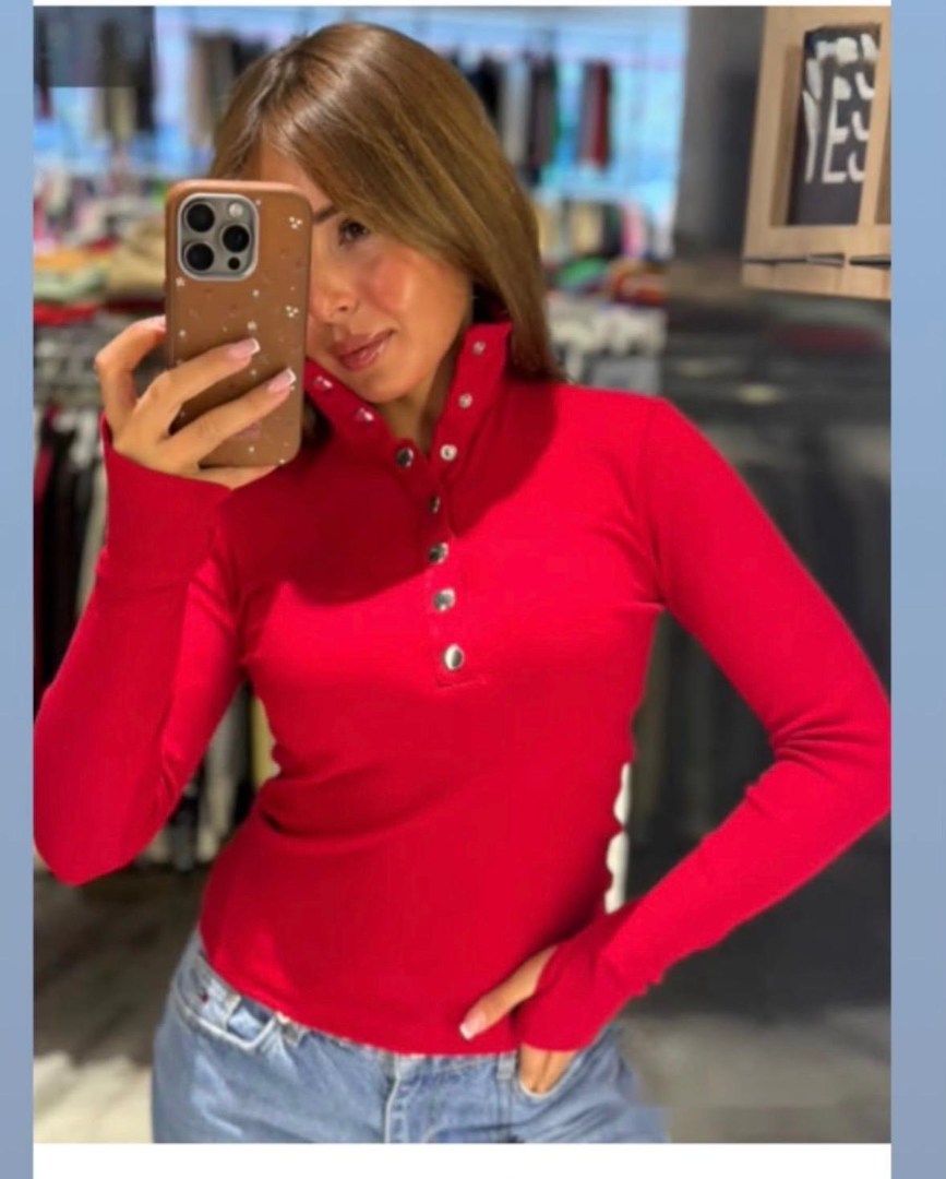 Massimo Dutti Kırmızı Sweatshirt