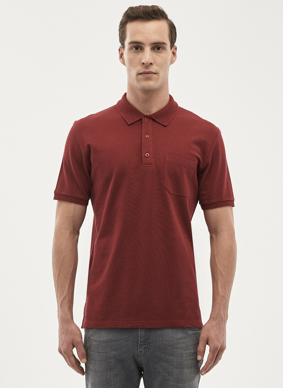 SLİM FİT BİSİKLET YAKA T-SHİRT